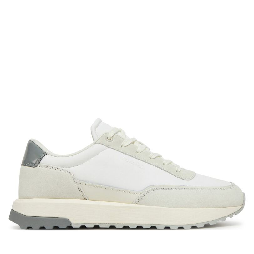 Сникърси Calvin Klein Low Top Lace Up Repreve Mix HM0HM01714 Бял цвят на ниска цена
