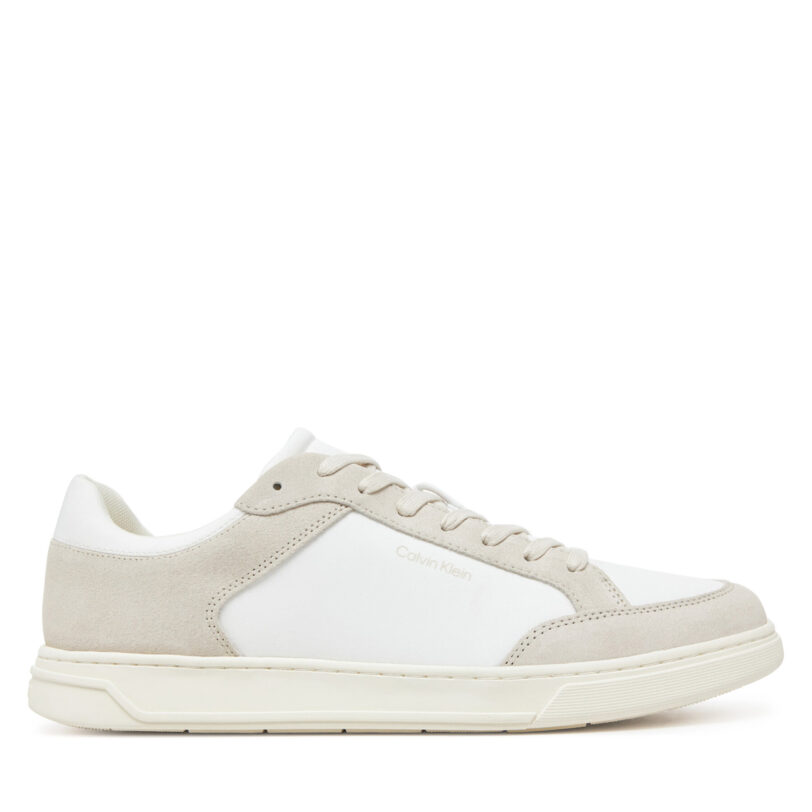 Сникърси Calvin Klein Low Top Lace Up Repreve Mix HM0HM01802 Бял цвят на ниска цена
