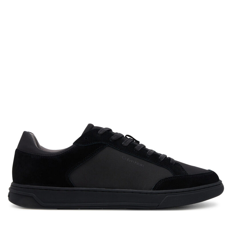 Сникърси Calvin Klein Low Top Lace Up Repreve Mix HM0HM01802 Черен цвят на ниска цена