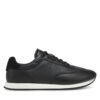 Сникърси Calvin Klein Low Top Lace Up Tmbl Lth HM0HM01804 Черен цвят на ниска цена