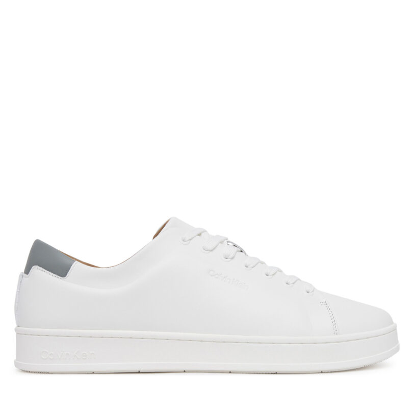Сникърси Calvin Klein Pure Low Laceup Cupsole Hf Lth HM0HM01859 Бял цвят на ниска цена
