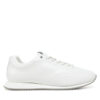 Сникърси Calvin Klein Runner Lace Up - Lth HW0HW02396 Бял цвят на ниска цена