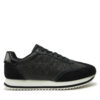 Сникърси Calvin Klein Runner Lace Up - Mono Mix HW0HW02294 Черен цвят на ниска цена