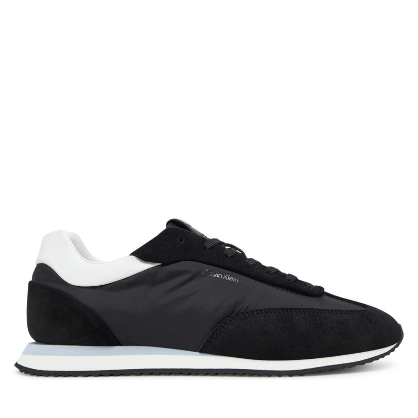Сникърси Calvin Klein Runner Lace Up - Nylon Mix HW0HW02395 Черен цвят на ниска цена