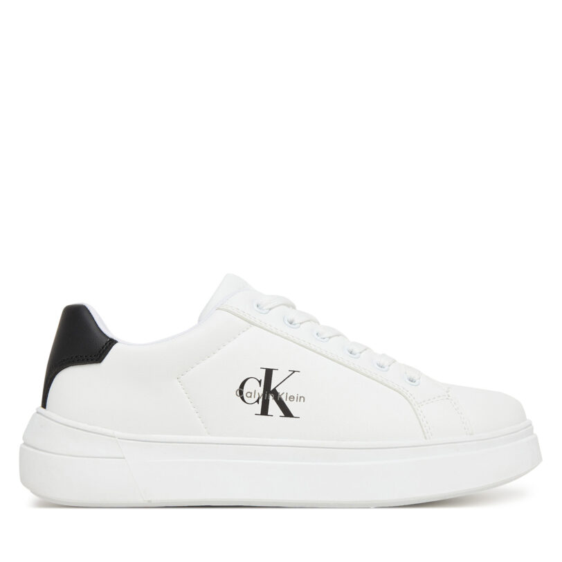 Сникърси Calvin Klein V3X9-83165-1355 D Бял цвят на ниска цена
