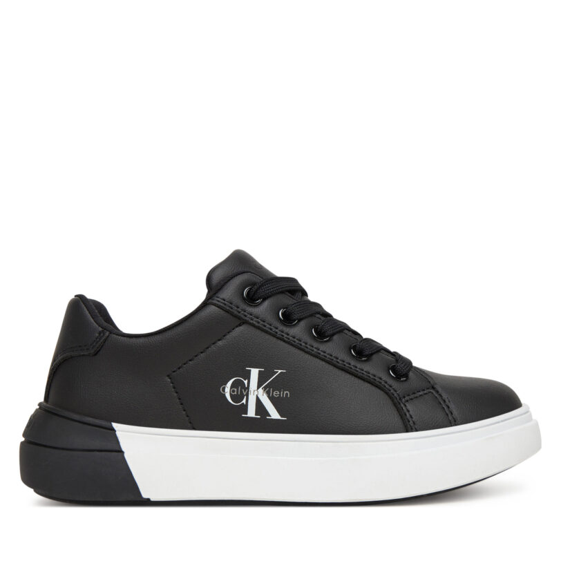 Сникърси Calvin Klein V3X9-83165-1355 S Черен цвят на ниска цена