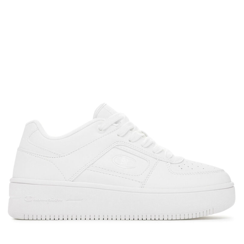 Сникърси Champion Foul Play Plat Element Bs Low Cut Shoe S11594-WW007 Бял цвят на ниска цена