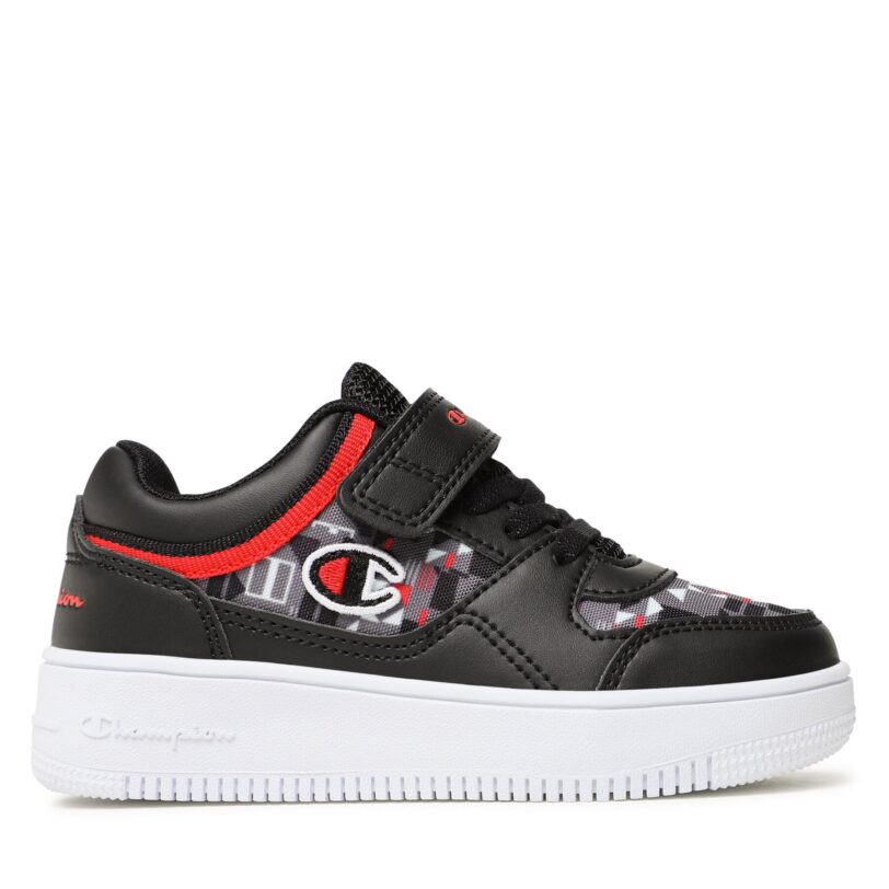 Сникърси Champion Rebound Graphic S32687-CHA-KK001 Черен цвят на ниска цена