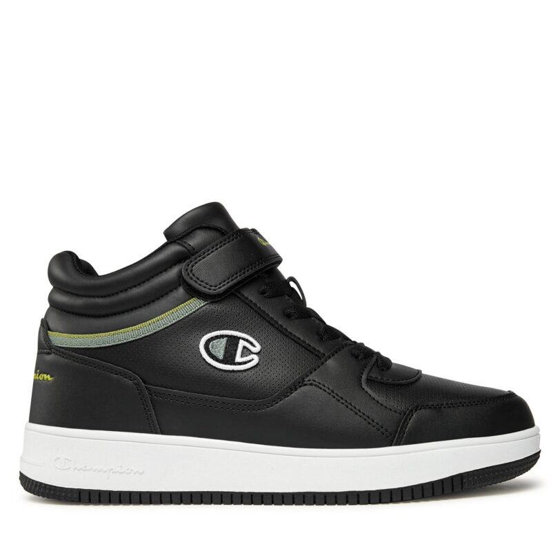 Сникърси Champion Rebound Mid Mid Cut Shoe S21904-KK004 Черен цвят на ниска цена