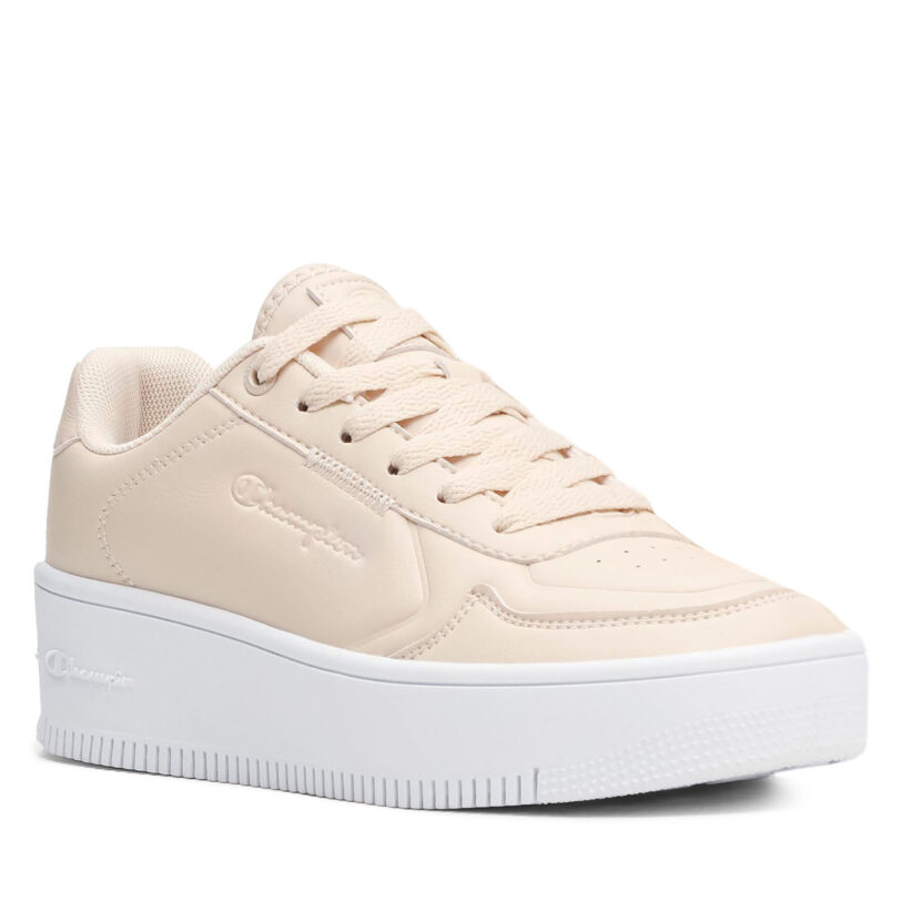 Сникърси Champion Rebound Platform Low S11473-MS042 Бежов цвят на ниска цена