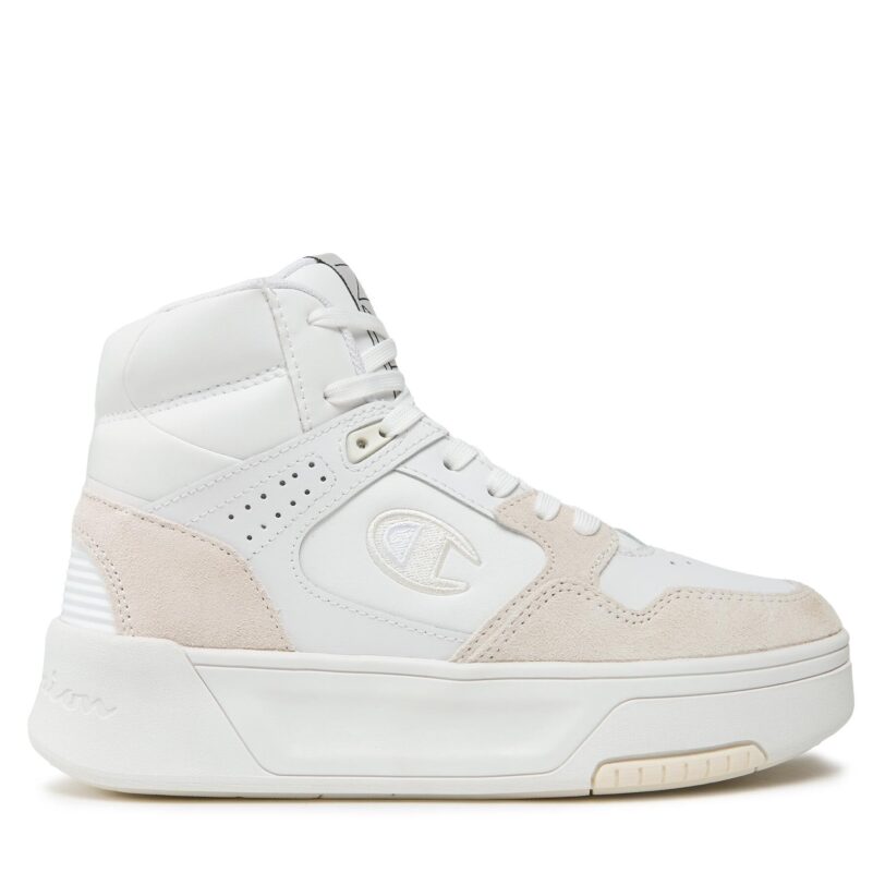 Сникърси Champion Z80 Hi Platform Sl Mid Cut Shoe S11598-WW001 Бял цвят на ниска цена