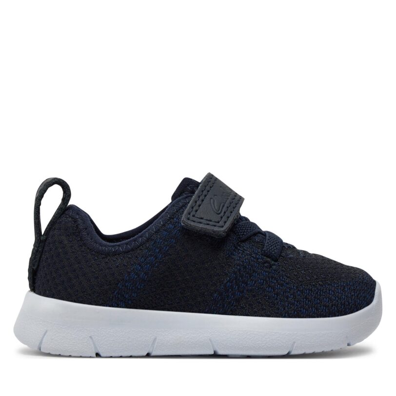 Сникърси Clarks Ath Flux T 261412696 Тъмносин цвят на ниска цена