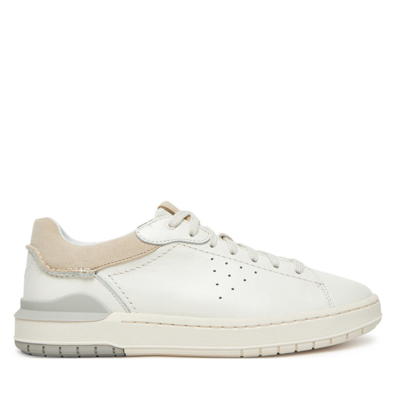 Сникърси Clarks Courtlite2 Run 26181325 Бял цвят на ниска цена