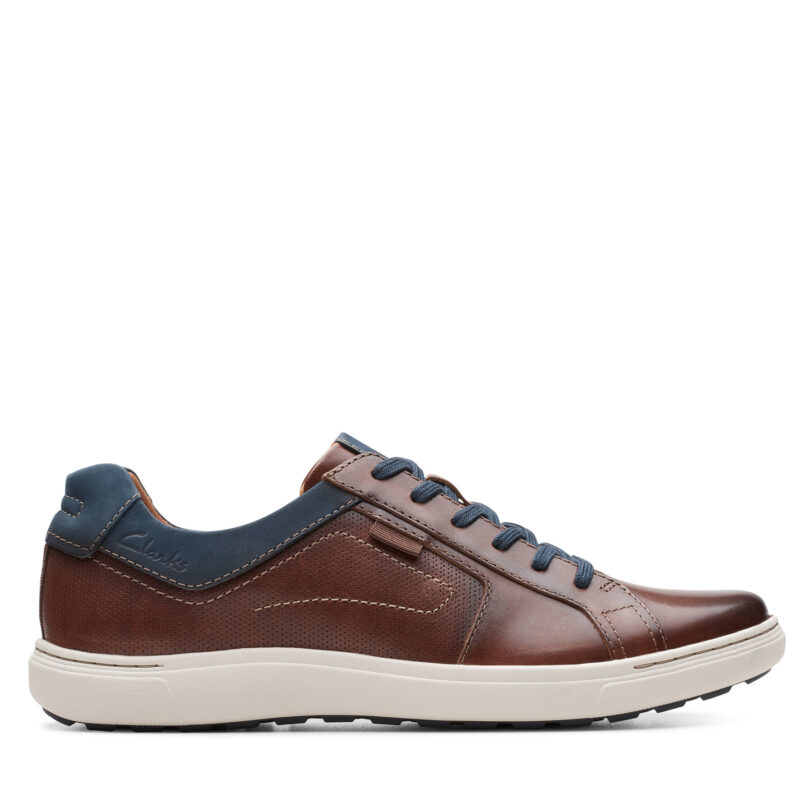 Сникърси Clarks Mapstone Lace 26176886 Кафяв цвят на ниска цена