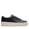 Сникърси Clarks Mayhill Bay 26181205 Черен цвят на ниска цена