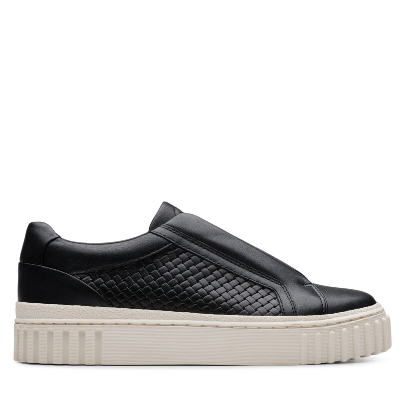 Сникърси Clarks Mayhill Bay 26181205 Черен цвят на ниска цена