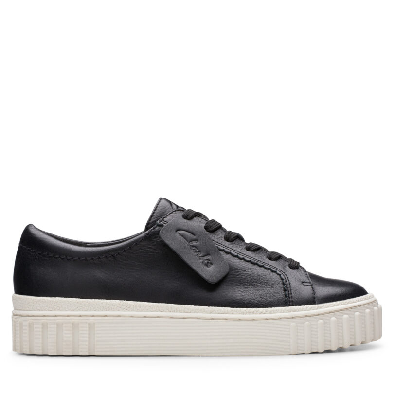 Сникърси Clarks Mayhill Walk 26176436 Черен цвят на ниска цена
