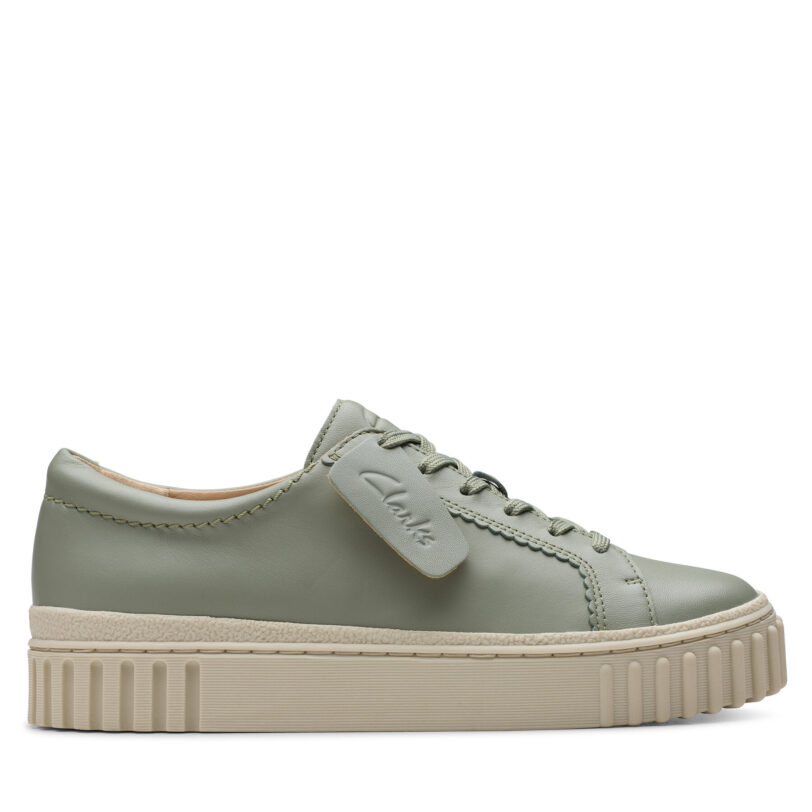 Сникърси Clarks Mayhill Walk 26181208 Зелен цвят на ниска цена