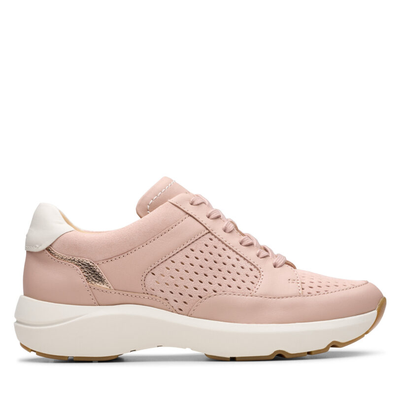 Сникърси Clarks Tivoli Walk 26181465 Розов цвят на ниска цена