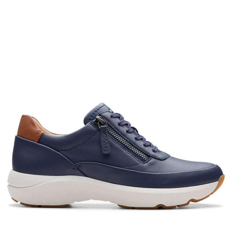 Сникърси Clarks Tivoli Zip 26176649 Тъмносин цвят на ниска цена