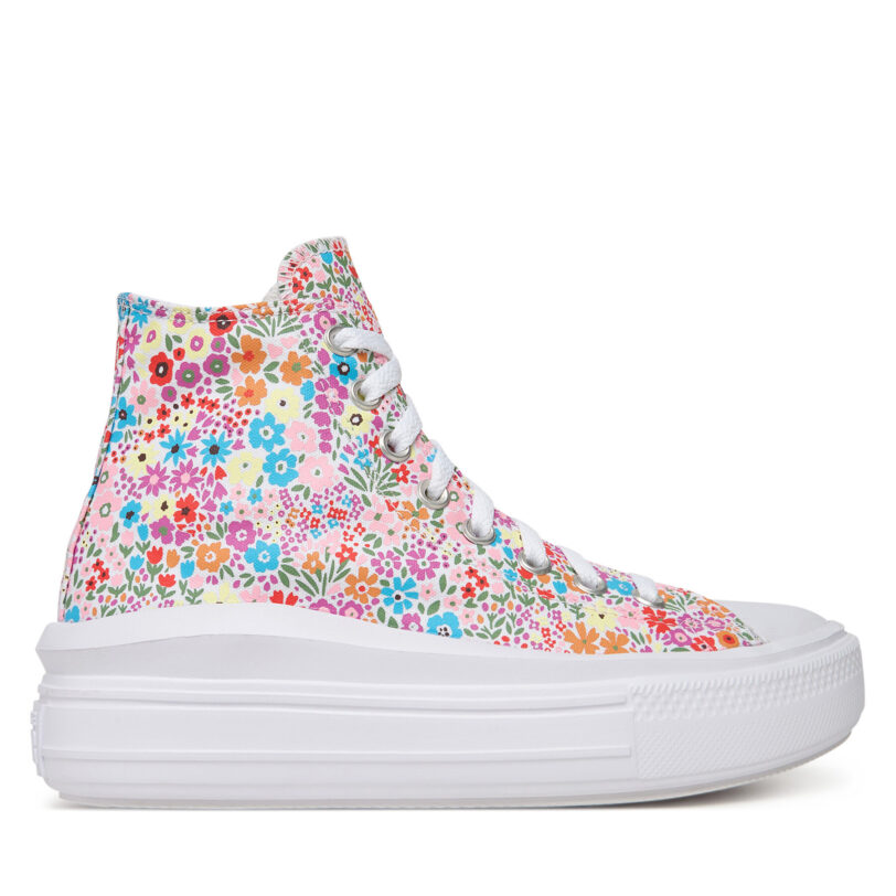 Сникърси Converse Chuck Taylor All Star Move Platform Mini Flowers A14968C Цветен цвят на ниска цена