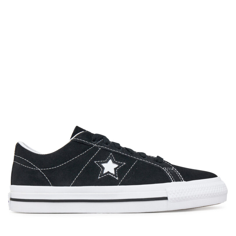 Сникърси Converse Cons One Star Pro Suede 171327C Черен цвят на ниска цена