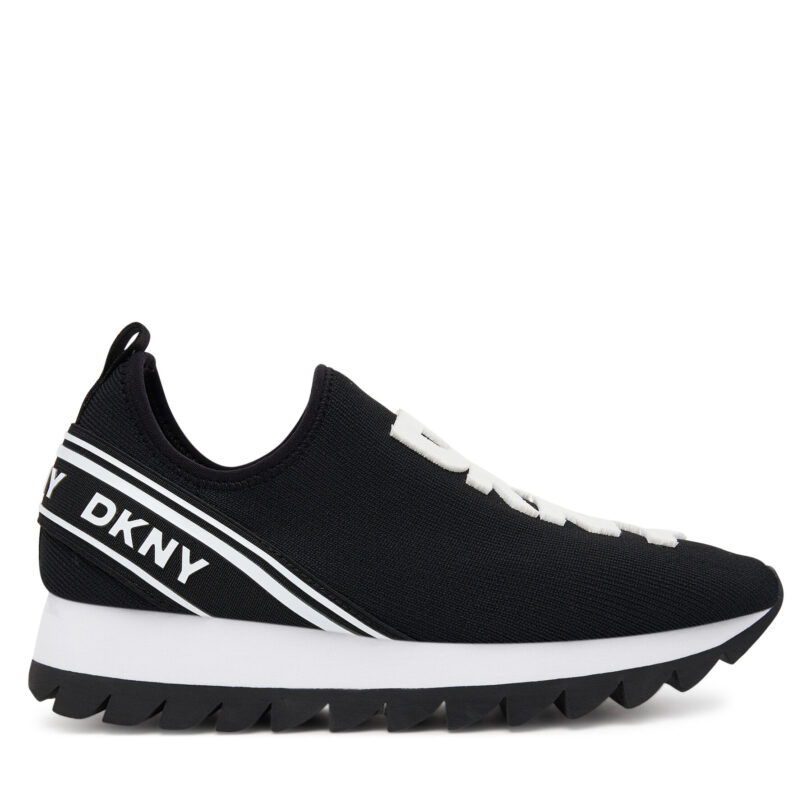 Сникърси DKNY Abbi K3500764 Черен цвят на ниска цена