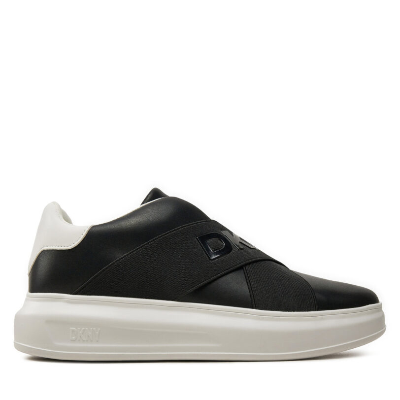 Сникърси DKNY Jaye K4467549 Черен цвят на ниска цена