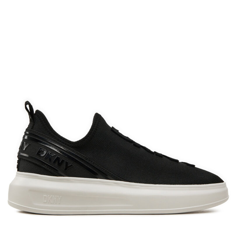 Сникърси DKNY Jonas K4403462 Черен цвят на ниска цена