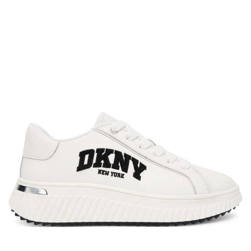 Сникърси DKNY Leon K1533693 Бял цвят на ниска цена