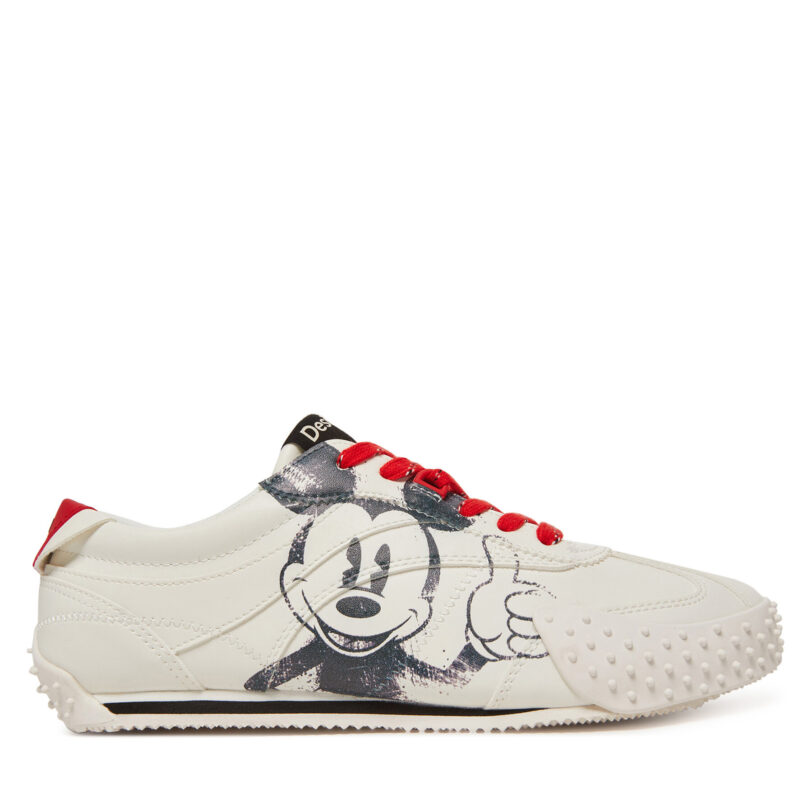 Сникърси Desigual 25SSKP06 Бял цвят на ниска цена