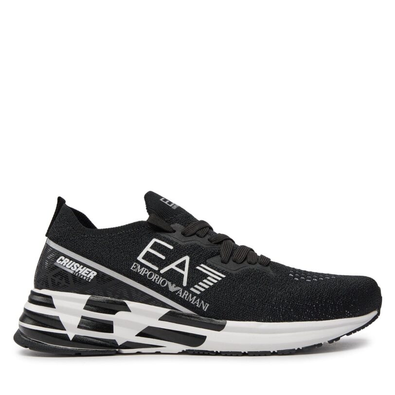 Сникърси EA7 Emporio Armani X8X095 XK240 A120 Черен цвят на ниска цена