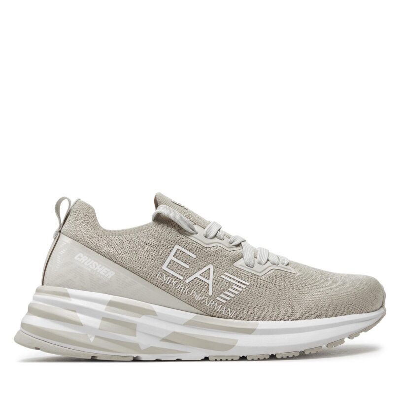 Сникърси EA7 Emporio Armani X8X095 XK240 T498 Сив цвят на ниска цена