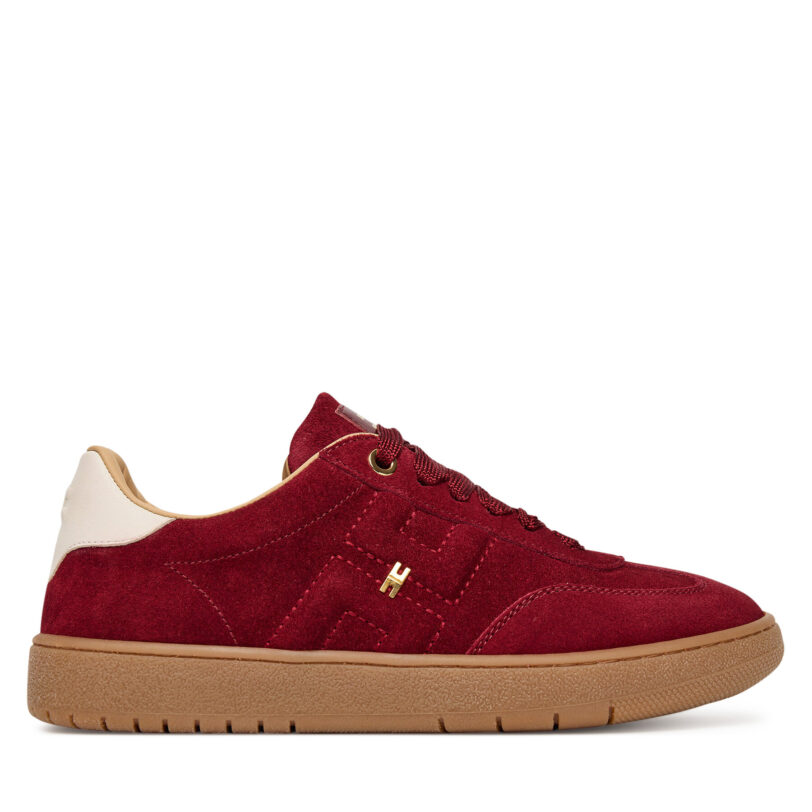 Сникърси Elisabetta Franchi Low Cut Lace Up F4A9-E0340-0071 D Бордо цвят на ниска цена