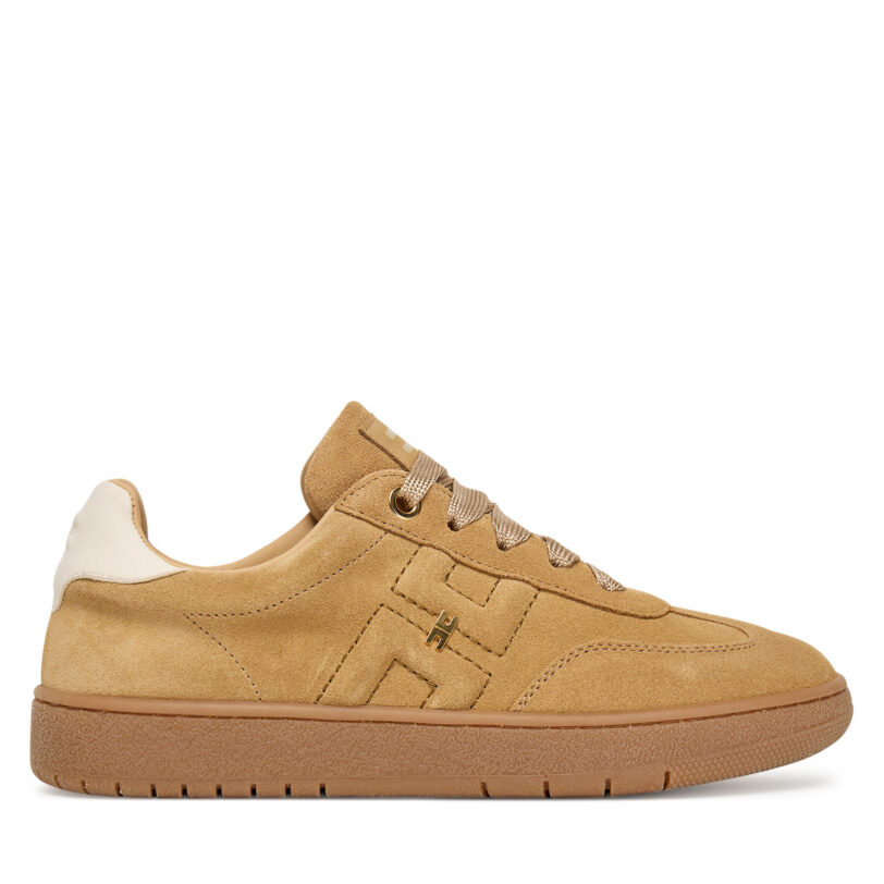 Сникърси Elisabetta Franchi Low Cut Lace Up F4A9-E0340-0071 S Кафяв цвят на ниска цена