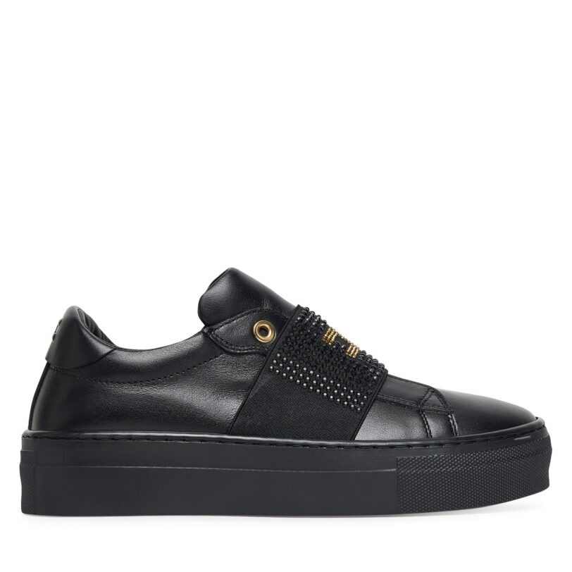 Сникърси Elisabetta Franchi Low Cut Velcro F4A9-E0355-1251 S Черен цвят на ниска цена