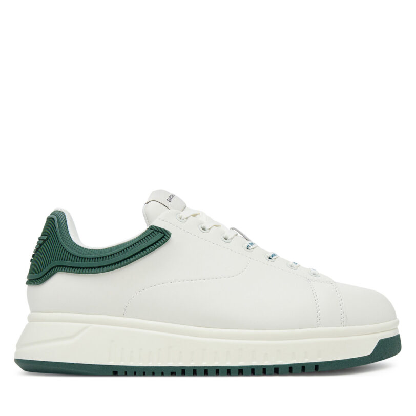 Сникърси Emporio Armani EM003663 AF18212 M0095 Бял цвят на ниска цена