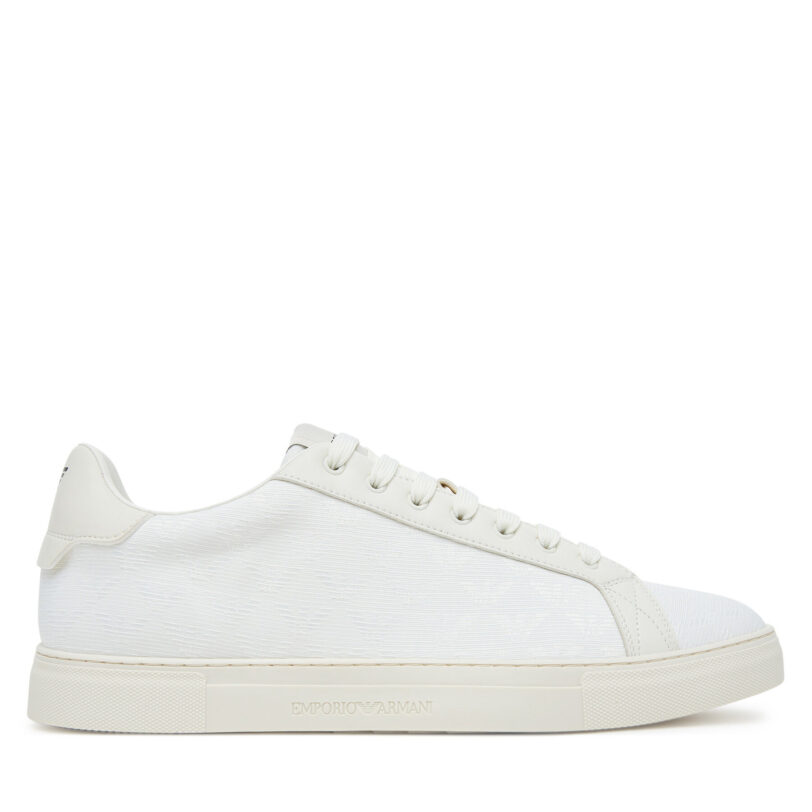 Сникърси Emporio Armani EM003843 AF20003 M0107 Бял цвят на ниска цена