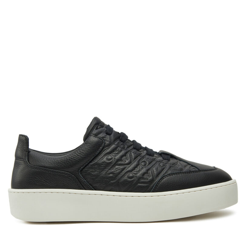 Сникърси Emporio Armani X3X207 XR234 00002 Черен цвят на ниска цена