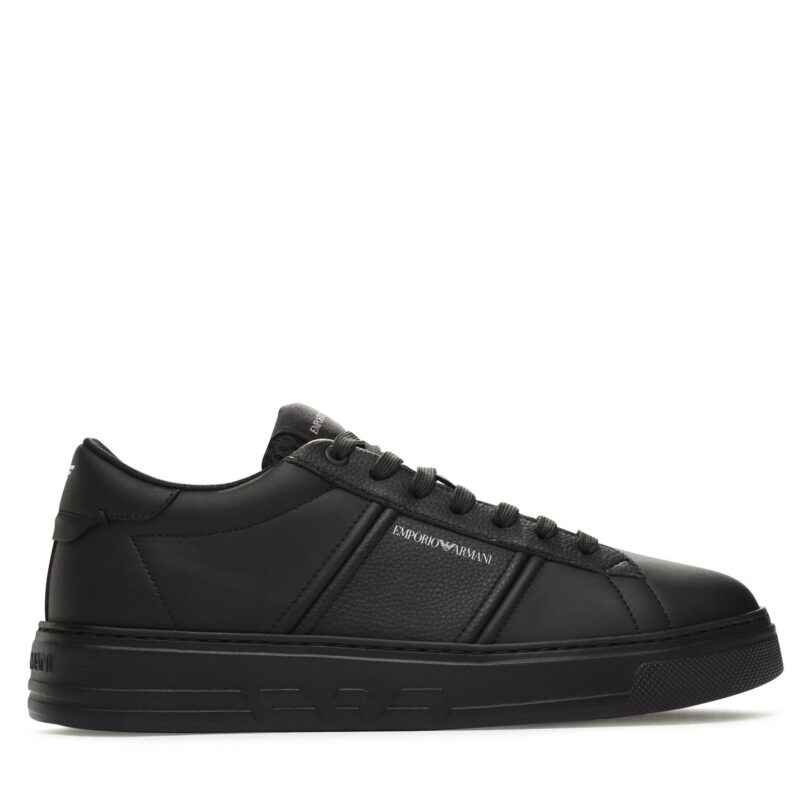Сникърси Emporio Armani X4X570 XN840 K001 Черен цвят на ниска цена