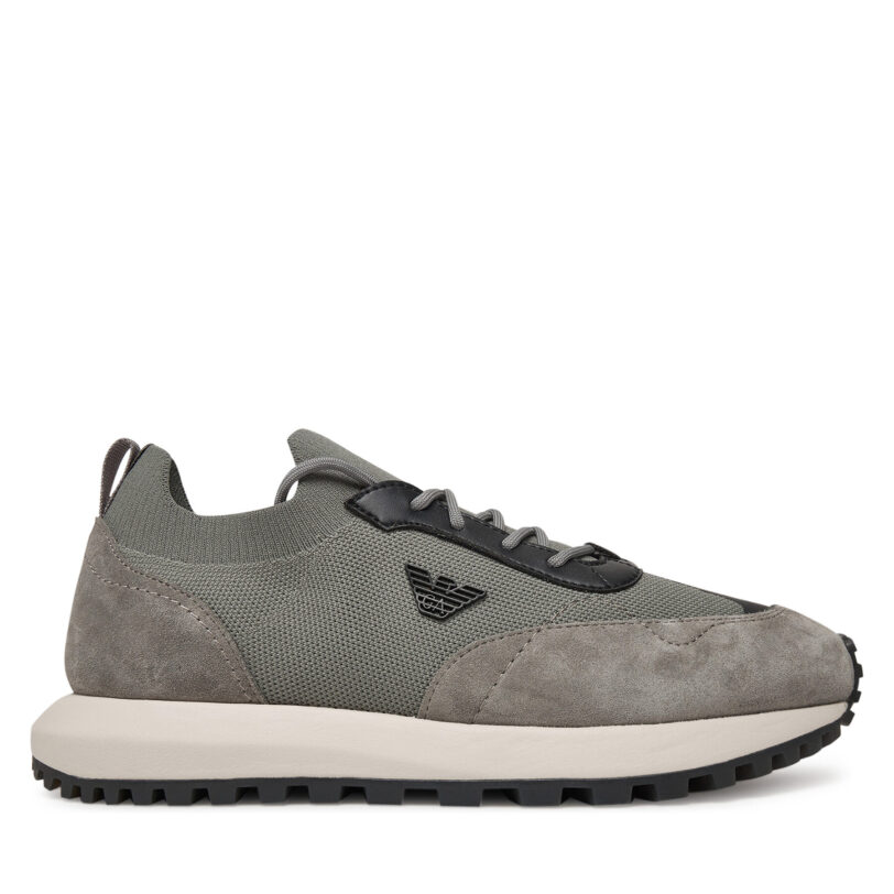 Сникърси Emporio Armani X4X659 XR105 U558 Сив цвят на ниска цена