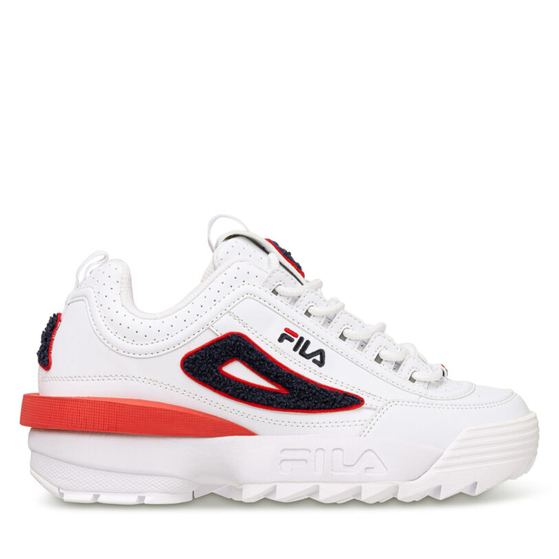 Сникърси Fila Disruptor Patch Wmn FFW0356.13037 Бял цвят на ниска цена