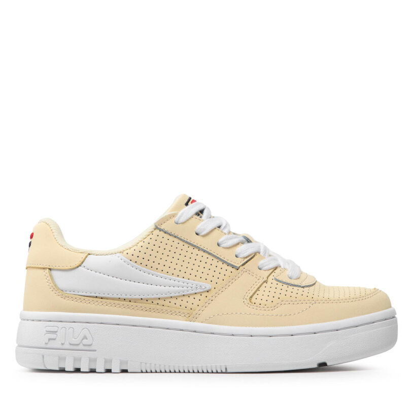 Сникърси Fila Fxventuno Perfo Low Wmn FFW002.20002 Жълт цвят на ниска цена