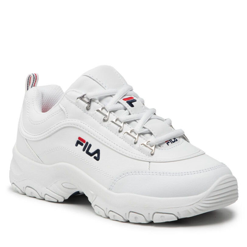 Сникърси Fila Strada Low Teens FFT0009.10004 Бял цвят на ниска цена
