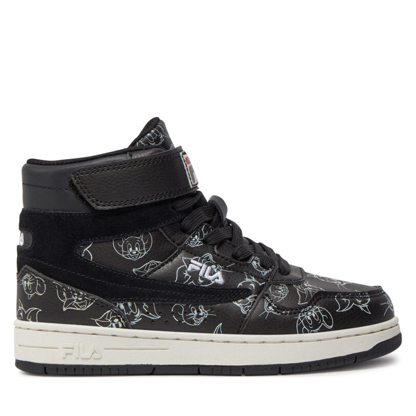 Сникърси Fila Wb Arcade Velcro Mid FFK0088.80010 Черен цвят на ниска цена
