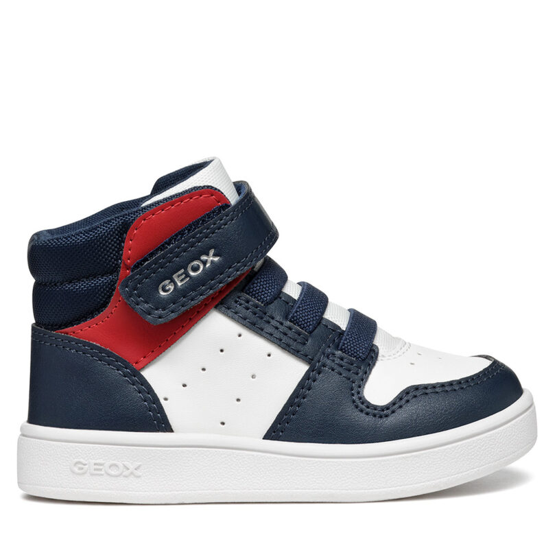 Сникърси Geox B Eclyper Boy B465LA 000BC C0899 M Бял цвят на ниска цена