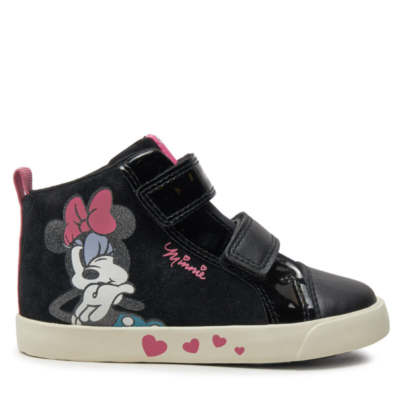 Сникърси Geox B Kilwi Girl B46D5B 022HH C9289 S Черен цвят на ниска цена