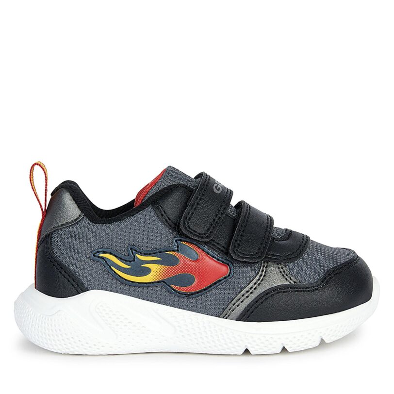 Сникърси Geox B Sprintye Boy B354UC 0FU54 C0048 M Черен цвят на ниска цена