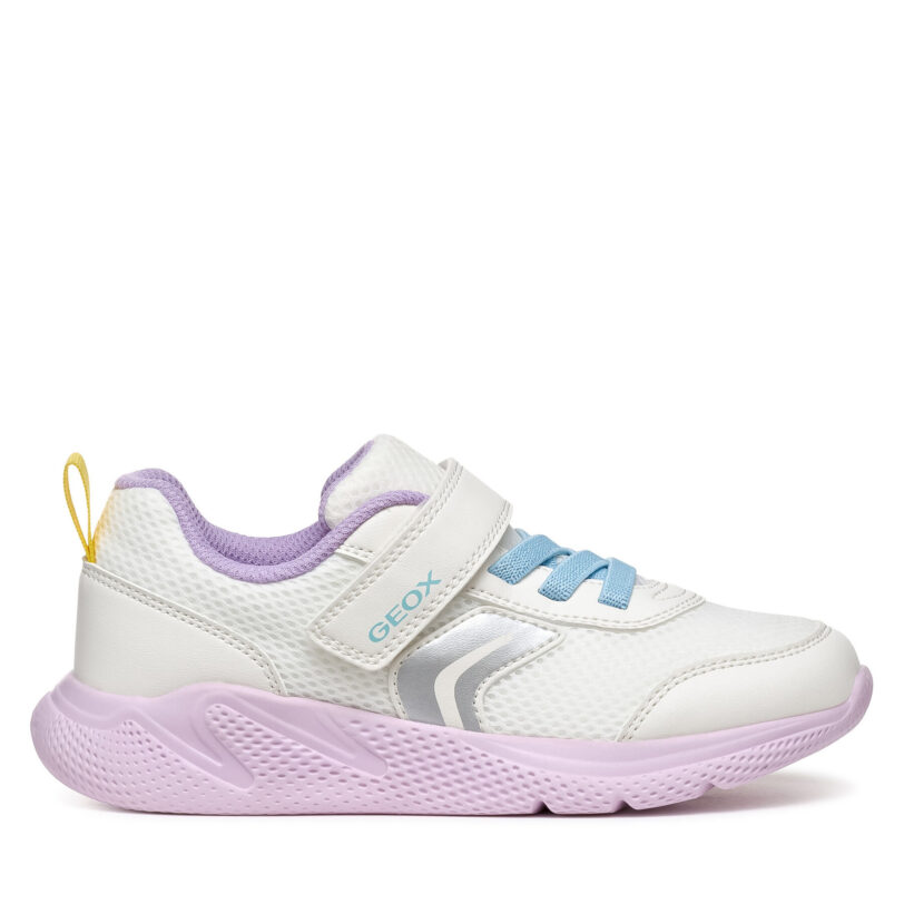 Сникърси Geox B Sprintye J36FWB 01454 C0761 M Бял цвят на ниска цена