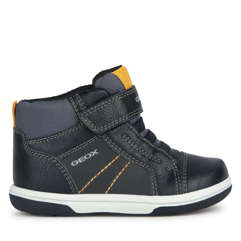Сникърси Geox Baby Flick Boy B3637A 0MEFU C9154 M Черен цвят на ниска цена